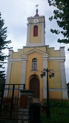 Původně evangelický, dnes baptistický kostel ve Svaté Heleně